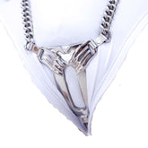 Y Covert Palms Female Chastity Device